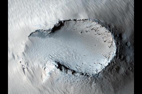 Mars fountain